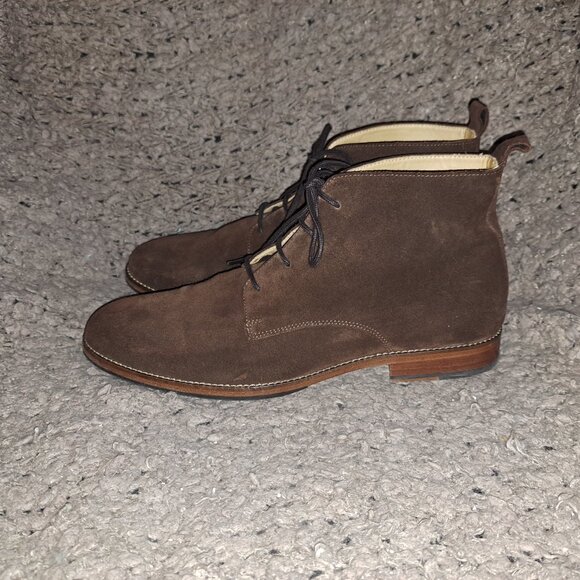 OCTOBRE ÉDITIONS-Brown Suede Chukka/Desert Boots-Size 43/9.5-Excellent - Picture 2 of 9
